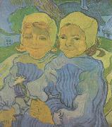 Two Children (nn04) Vincent Van Gogh